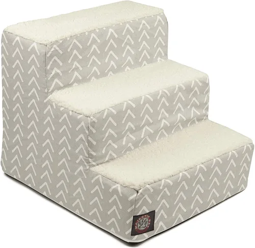 Vista 93 de Majestic Pet - Escaleras portátiles para mascotas suave escalón de espuma de sherpa escalones para perros y gatos rampa para cachorros