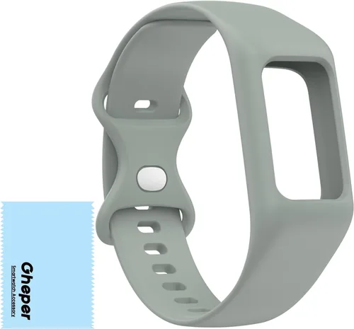 Vista 13 de Correa de reloj suave compatible con Fitbit Charge 6, Charge 5, Charge 4, Charge 3/3SE, correa de muñeca de silicona protectora todo en uno, correa