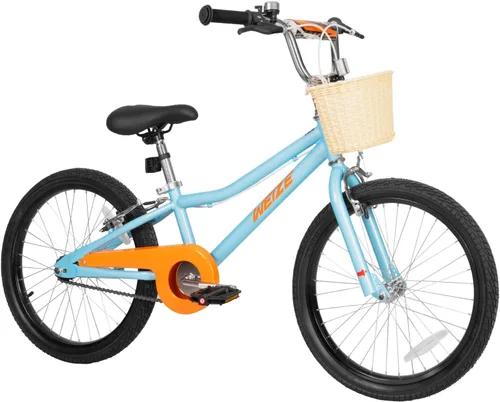 Vista 11 de WEIZE Kids Bike, Children Bicycle for Boys & Girls Ages 4-12 Years Old, Rider Height 41-62 Inch, Adjustable Seat & Handlebars, Coaster Brake