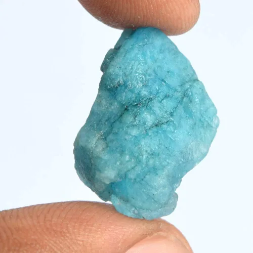 Vista 3 de GEMHUB Aguamarina azul cristal curativo 18.50 Ct Egl certificado Natural Aguamarina sin cortar azul áspero aguamarina DT-221, Gema, Brasil