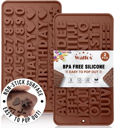 Vista 16 de Moldes de silicona para chocolate en miniatura con forma de terraza cuadrada de 50 cavidades - Moldes de silicona antiadherentes para caramelo, 2