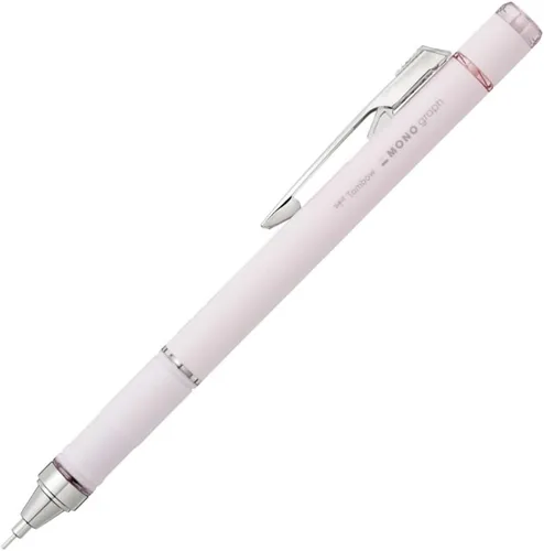Vista 9 de Tombow - Lápiz mecánico, 0.5mm, MONO Monograph Grip (agarre Soft Fit para antifatiga), Marfil DPA-151A