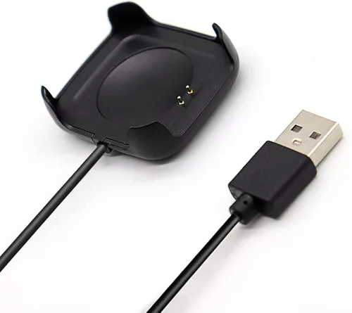 Vista 5 de Lamshaw Cargador de reloj inteligente HW22, 2 pines-0.157 in Cable de carga USB Cable de cargador de repuesto para HW22