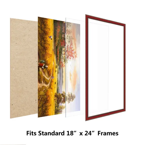 Vista 3 de Paneles de lámina de PET/plexiglás (18 x 24 pulgadas, 2 unidades, 0.03 pulgadas de grosor); uso para protector de estornudos, proyectos