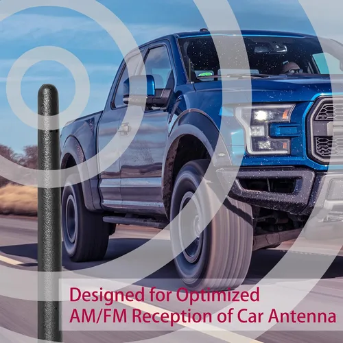Vista 5 de BASIKER Antena corta para Ford F150 F250 F350 2009-2025 2026, accesorios Ford F150 de 6 3/4 pulgadas F250 F 350 de repuesto para recepción AM FM