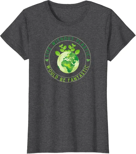 Vista 5 de Life Without Plastic Ecology Planet Original Vegan Gift T-Shirt