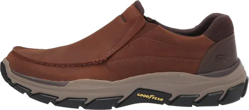 Vista 8 de Skechers Respetado-Catel Moc Toe sin cordones para hombre