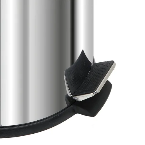 Vista 7 de Westerly Juego de 3 cubos de basura de acero inoxidable de alta calidad, 30 L, 5 L, 3 L