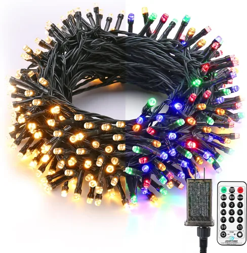 Vista 11 de Brizled Luces de Navidad inteligentes, 66 pies, 200 luces LED que cambian de color, aplicación y control de voz, luces de árbol de Navidad