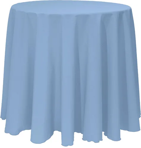 Vista 32 de Ultimate Textile 96in Round Tablecloth - Polyester Linen Table Cloth, Machine Washable, Stain & Wrinkle Resistant, Seamless Design for Events - Aqua