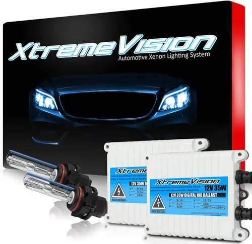 Vista 19 de XtremeVision H1 10K 35W AC Xenón Paquete - Bombilla de faro de Xenón con balasto de AC delgado - 10000K Azul Oscuro - Bombillas de Xenón - 1 par