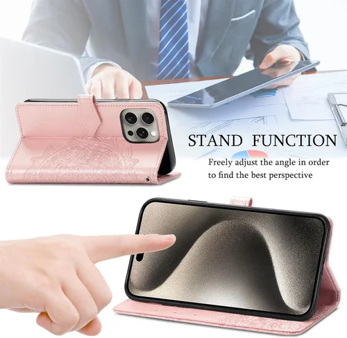 Vista 8 de Funda compatible con Sony Xperia 1 V, compatible con Sony Xperia 1 V/Xperia 1 5 Flip Stand ranuras para tarjetas, cierre magnético, color negro