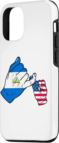 Vista 2 de iPhone 15 Parent and child Nicaragua USA family Case
