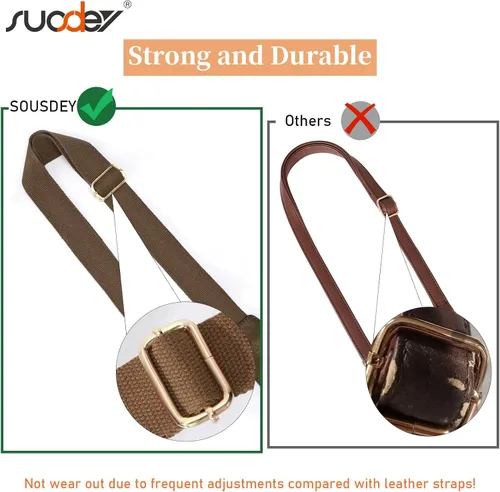 Vista 5 de SUOSDEY 2024 Sling Bag for Women Leather Crossbody Bags for Women Trendy Chest Bag Traveling Walking