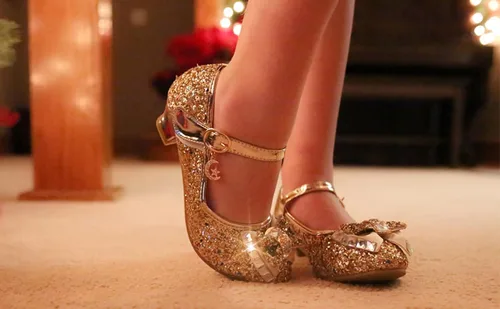 Vista 3 de Cadidi Dinos Zapatos de vestir para niñas, zapatos de fiesta de boda, zapatos de tacón Mary Jane Princesa (bebéniño pequeñoniño grande)