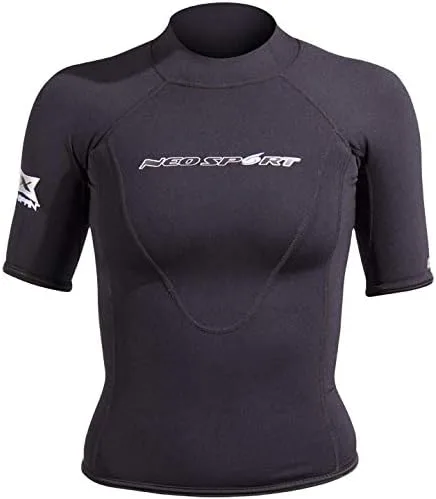 Vista 2 de NeoSport Wetsuits - Camiseta de manga corta para mujer