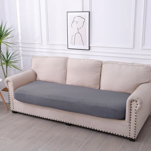 Vista 78 de hyha Fundas impermeables para sofá seccional, fundas de cojín Beige
