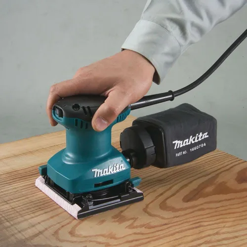 Vista 8 de Makita BO4557 Lijadora de acabado de hoja de 1/4
