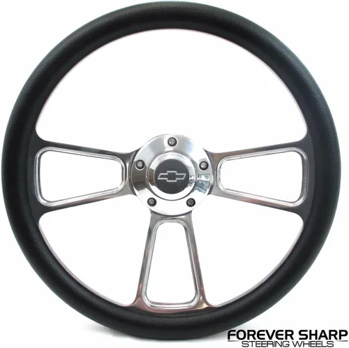 Vista 3 de Conjunto de volante con símbolo de Chevy Grabado en la bocina