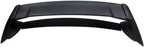 Vista 3 de NINTE Alerón trasero para Honda Civic Sedan de 8ª generación 2006-2011, ABS, sin pintar, negro mate, estilo Mugen, ala divisora de maletero RR