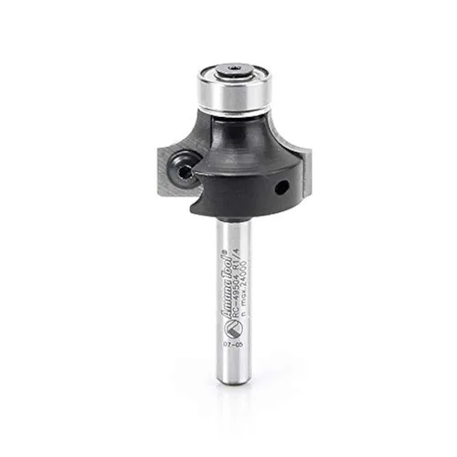 Vista 10 de Amana Tool - 49506 Esquina redonda con punta de carburo de 1/4 de radio x 1" de diámetro x 1/2 vástago