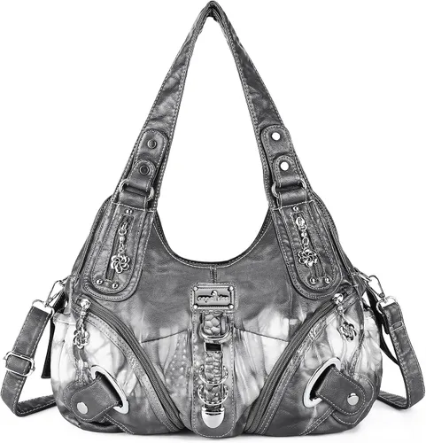 Vista 18 de Angelkiss Hobo Carteras y bolsos para mujeres Bolso de mano para mujeres Carteras grandes Bolsos de hombro diarios Purses, handbags, Handbag