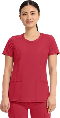 Vista 15 de Cherokee Infinity - Camiseta médica con cuello redondo y 3 bolsillos para Negro