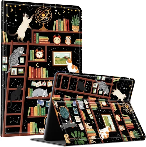 Vista 85 de Slim Case for Samsung Galaxy Tab S10 Lite / S10 FE / S9 FE 10.9" & Galaxy Tab S9 11", Multi-Angle Stand PU Leather Smart Folio Cover with Soft TPU