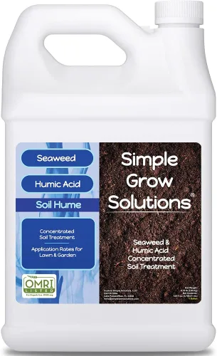 Vista 9 de Mezcla Orgánica de Ácido Húmico de Súper Algas Marinas - Algas Marinas Líquidas para Césped y Plantas - Hume del Suelo - Simple Grow Solutions