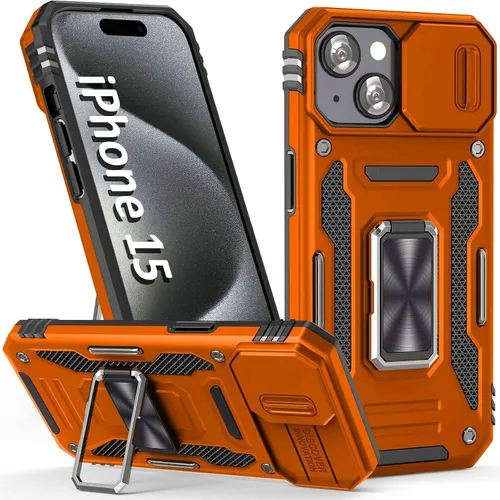 Vista 12 de Funda para iPhone 15 Pro, color verde alpino