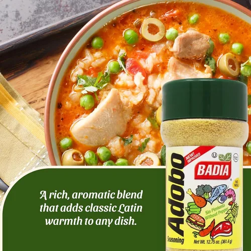 Vista 3 de Badia Adobo sin pimienta, 12.75 oz - Mezcla de condimentos latinos tradicionales