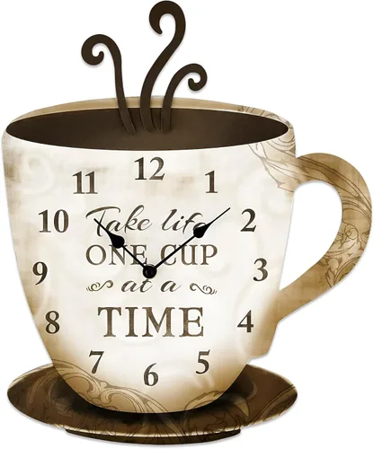 Vista 12 de Young's Inc Reloj de pared tallado con oso de madera, relojes de pared para decoración de sala de estar, reloj de pared funcional y decorativo
