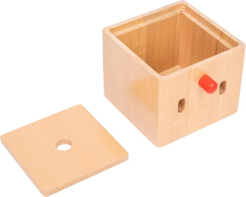 Vista 7 de Adena Montessori Juguetes infantiles llenos de madera de la caja del tejido del bebé para el bebé de 6-12 meses