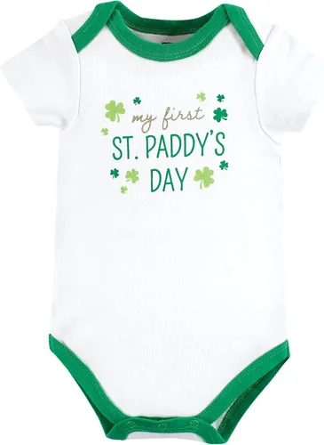 Vista 216 de Hudson Baby baby-girls Cotton Bodysuits 3-pack
