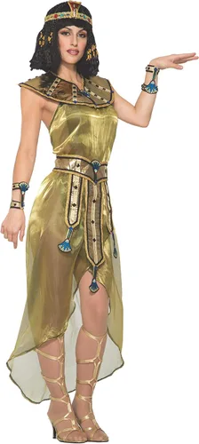 Vista 2 de Forum Novelties Vestido Toga dorado para mujer