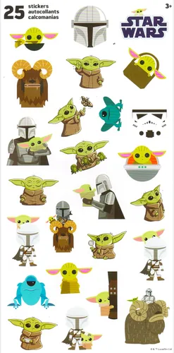 Vista 4 de Baby Yoda - Juego de calcetines con calendario de cuenta regresiva para cumpleaños, paquete con 12 pares de calcetines de Star Wars para niños