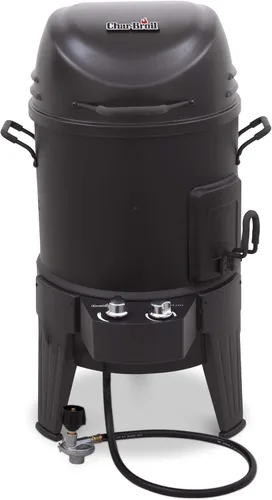 Vista 2 de Charbroil The Big Easy® TRU-Infrared 3-en-1 ahumador, asador y parrilla a gas, negro - 14101550