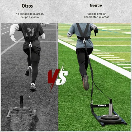 Vista 6 de GanFindX Workout Weight Sled for Speed & Athletic Strength Training