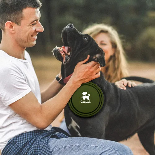 Vista 60 de COOYOO Cuenco plegable para perros, paquete de 2 cuencos plegables para agua para perros y gatos, plato portátil para alimentación de mascotas