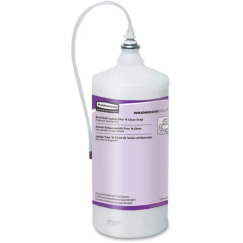 Vista 7 de Rubbermaid Commercial Products OneShot - Repuesto de jabón de manos sin tinte y fragancia, 54.1 fl oz, compatible con dispensadores de loción