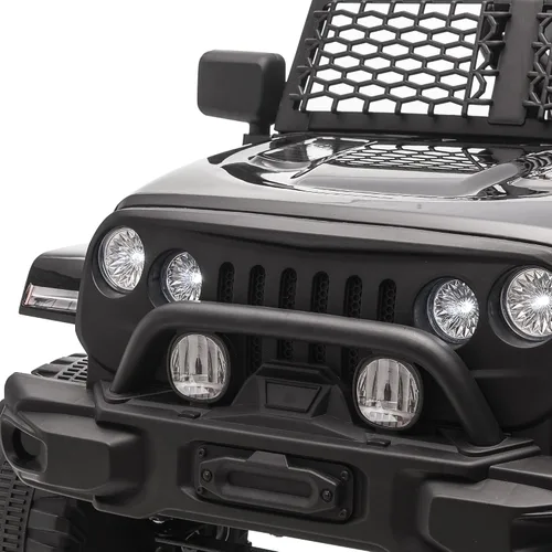 Vista 9 de Aosom Camión de paseo para niños de 12 V con control remoto para padres, automóvil eléctrico alimentado por batería con suspensión de resorte, Negro