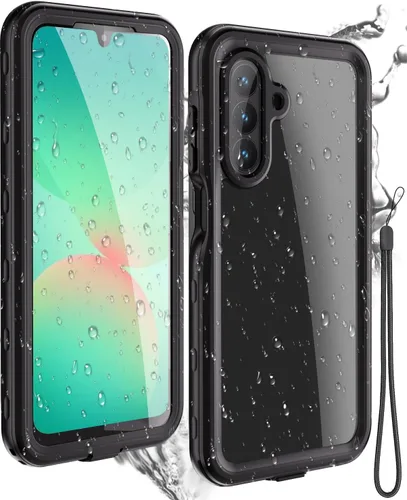 Vista 10 de Miimall Funda impermeable compatible con Samsung Galaxy A54 5G, protector de pantalla transparente HD integrado, parachoques completo a prueba