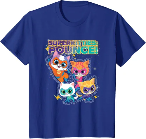 Vista 48 de Disney Junior SuperKitties Pounce! Camiseta de equipo completo, talla S