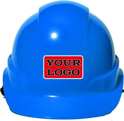 Vista 19 de Casco de trabajo de construcción personalizado Casco de seguridad con suspensión de trinquete de 6 puntos con ventilación