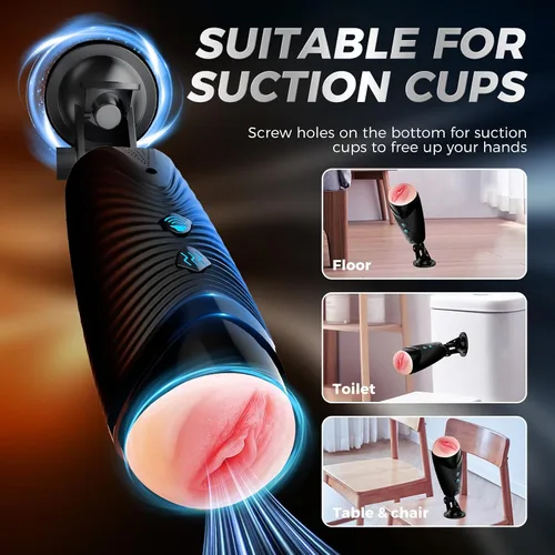 Vista 4 de 2026 Realistic Pocket Puzzy Male Self Automatic Masterburbatar Life Size Machine Devices Male Masterburbatar Hands Free for Silicone Men