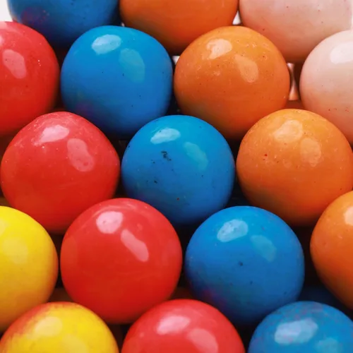 Vista 7 de Lightning Bolts - Bolas de chicle rellenas con ácido – Bolas de goma de mascar de 1 pulgada – Bolsa resellable de 1.7 libras – Varios sabores