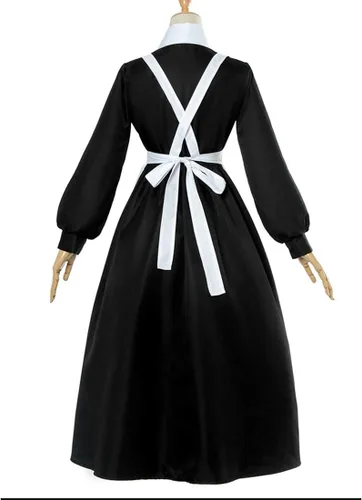 Vista 3 de DUNHAO COS Anime The Promised Neverland Isabella Krone Cosplay vestido de criada para mujer