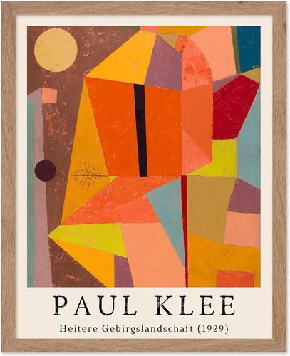 Vista 84 de Poster Master Póster vintage de Paul Klee – Impresión retro de cómicos – Arte de dibujo – Arte abstracto – Regalo para hombres y mujeres – Estilo-09