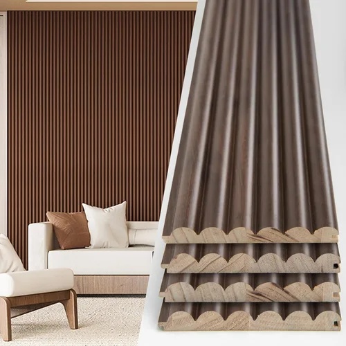 Vista 8 de Art3d Paneles de pared de madera de listones para decoración de interiores y techos, paquete de 4 muestras, 6 x 5.7 pulgadas.