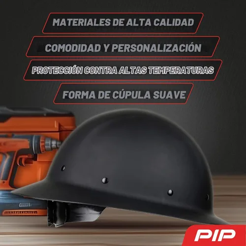 Vista 3 de Dynamic WolfJaw - Casco duro de fibra de vidrio de ala completa, con ajuste giratorio